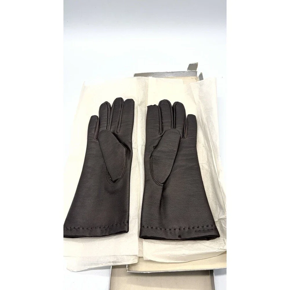 New VINTAGE Women Genuine  Leather VAN RAALTE Gloves Fully Lined Size A